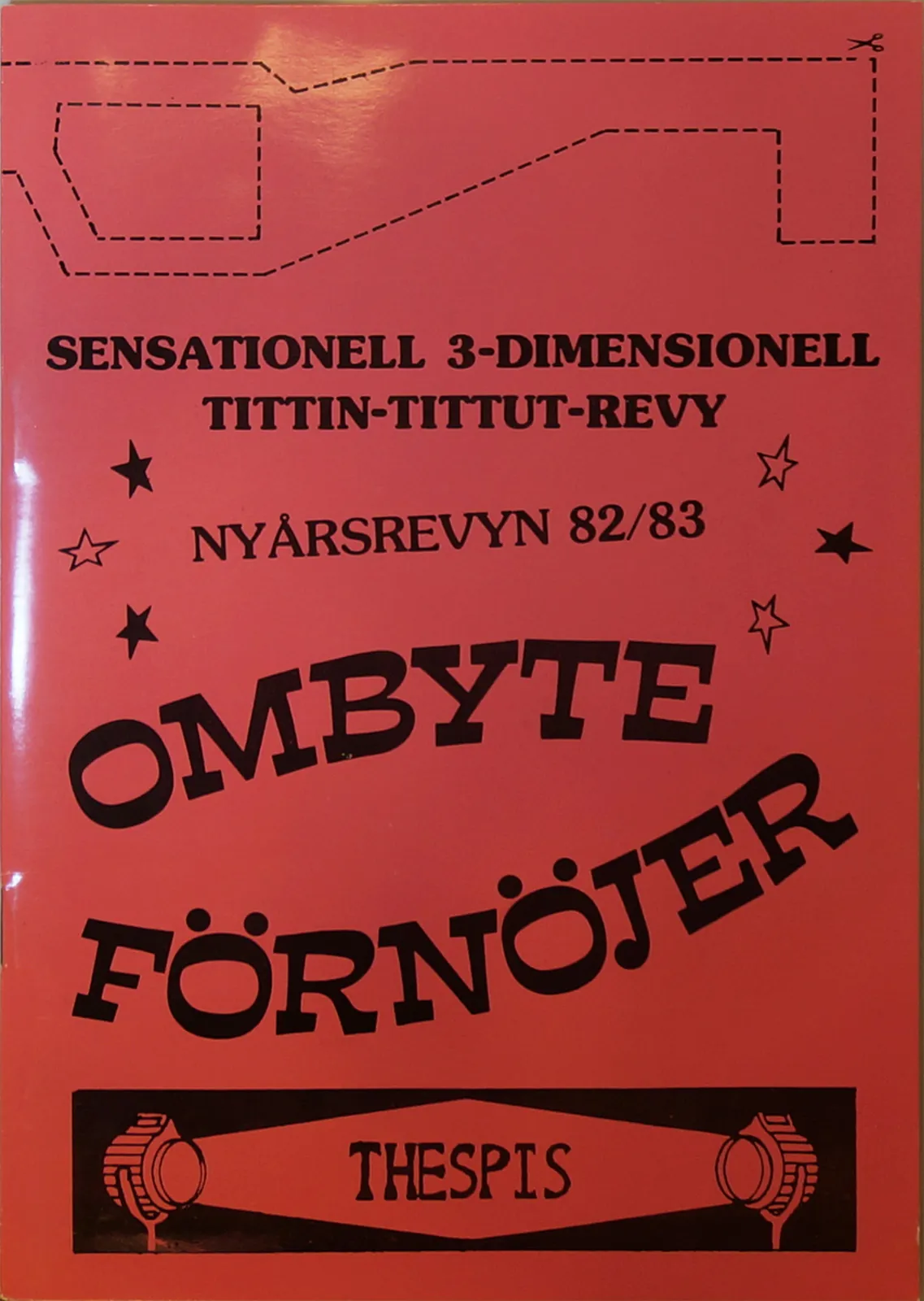 Ombyte färnäjer 1982-1983 - Teaterföreningen Thespis nyårsrevy