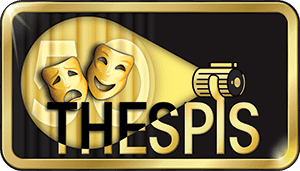 Teaterföreningen Thespis 50 år Logotyp