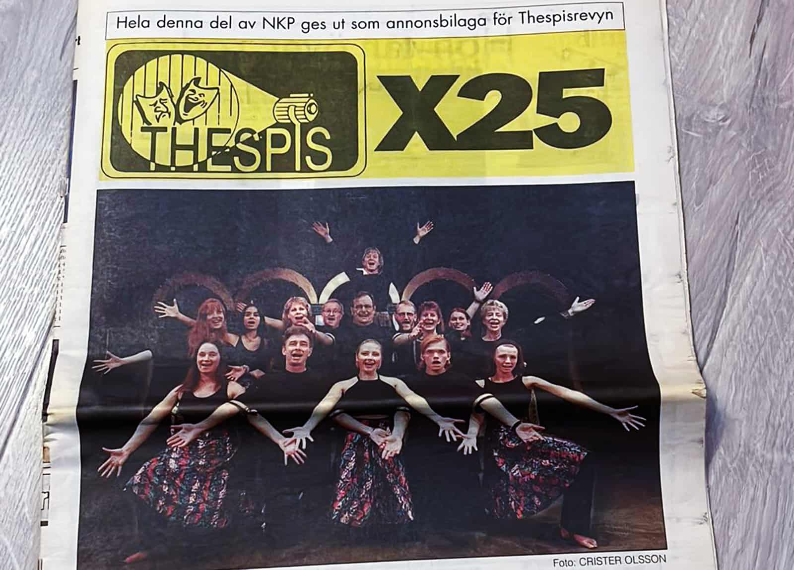 X25 Jubileumsrevy - Teaterföreningen Thespis nyårsrevy 1996/1997